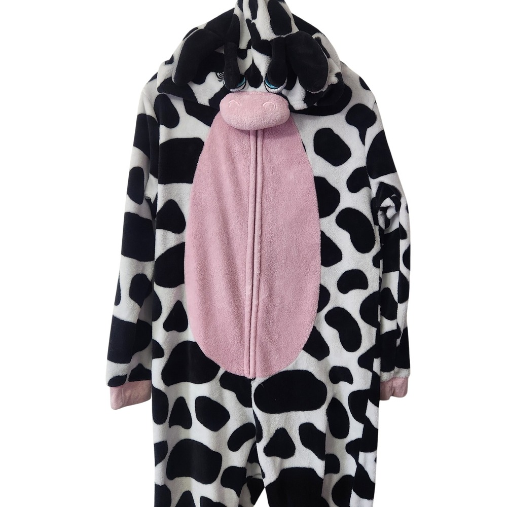 Adult Cow one piece PJ Costume Spirit Halloween Size‎ Medium - Picture 3 of 8